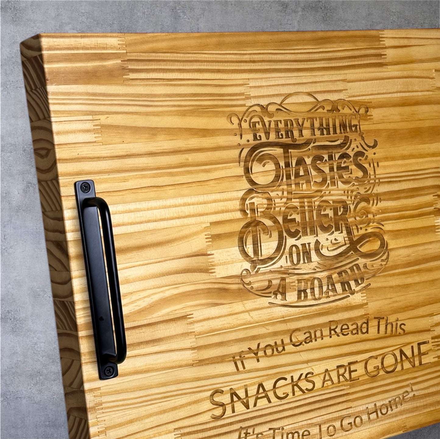 Butcher Block tray/ Charcuterie board - Engraved