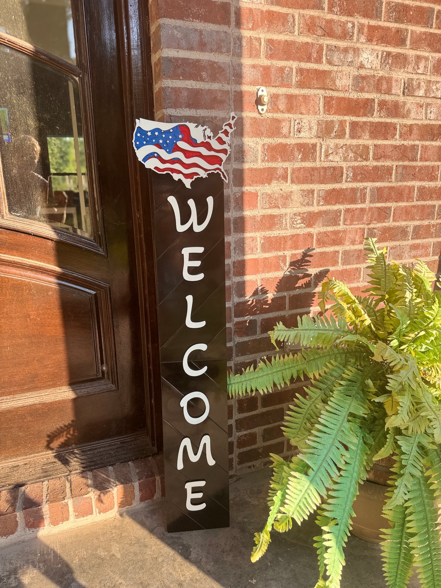 Fourth of July Topper - AMERICAN FLAG