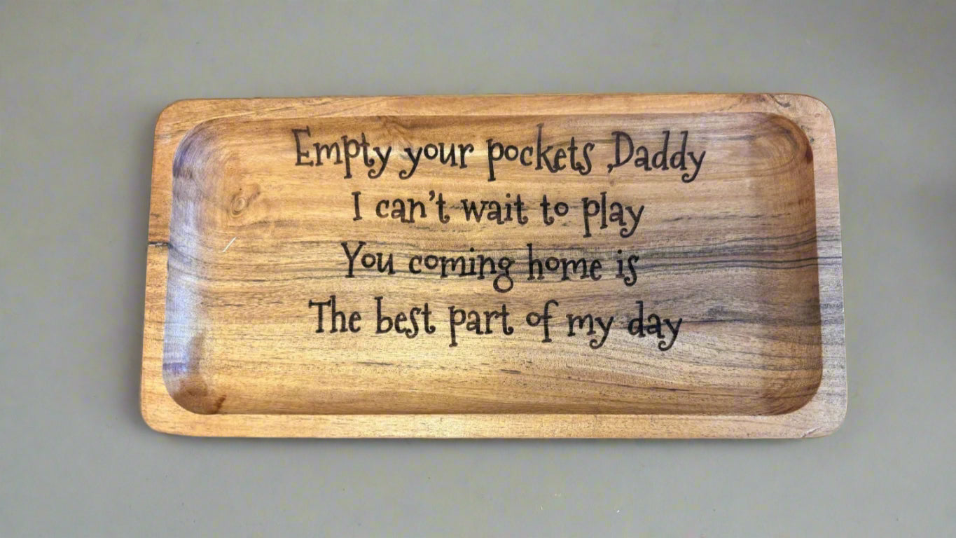 Dresser Tray For Dad stuff