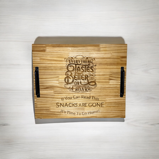 Butcher Block tray/ Charcuterie board - Engraved