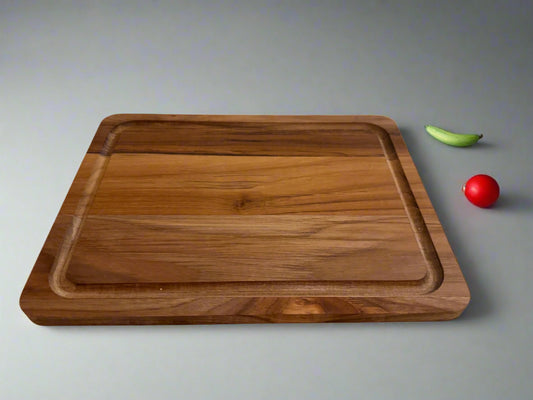 Personalized Wooden Cutting Board – Custom Laser Engraved Kitchen Gift (14" x 10.5")