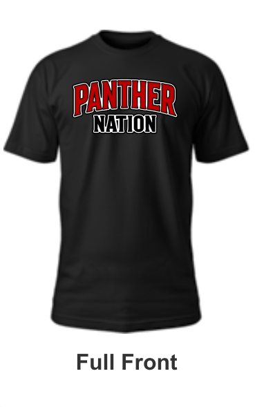 Petal Panther Spirt Shirt-Panther Nation Red and black