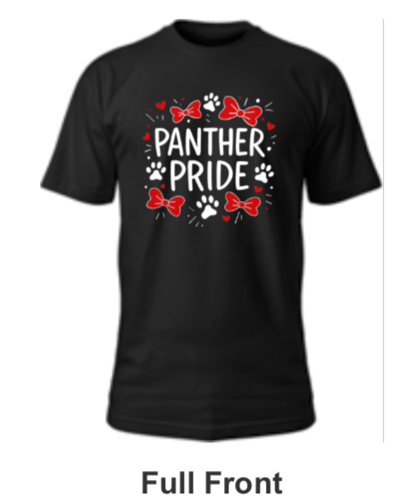 Petal Panther Spirt Shirt- Pride with bows