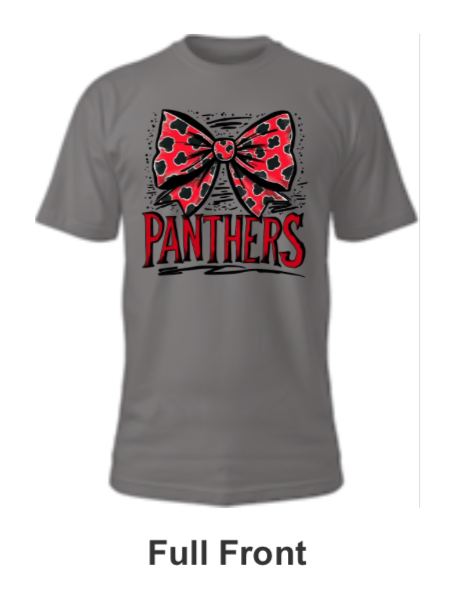 Petal Panther Spirt Shirt- Petal BIG Bow