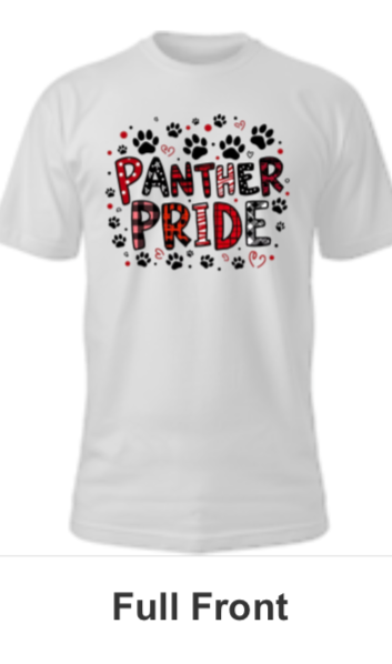 Petal Panther Spirt Shirt- Panther plaid