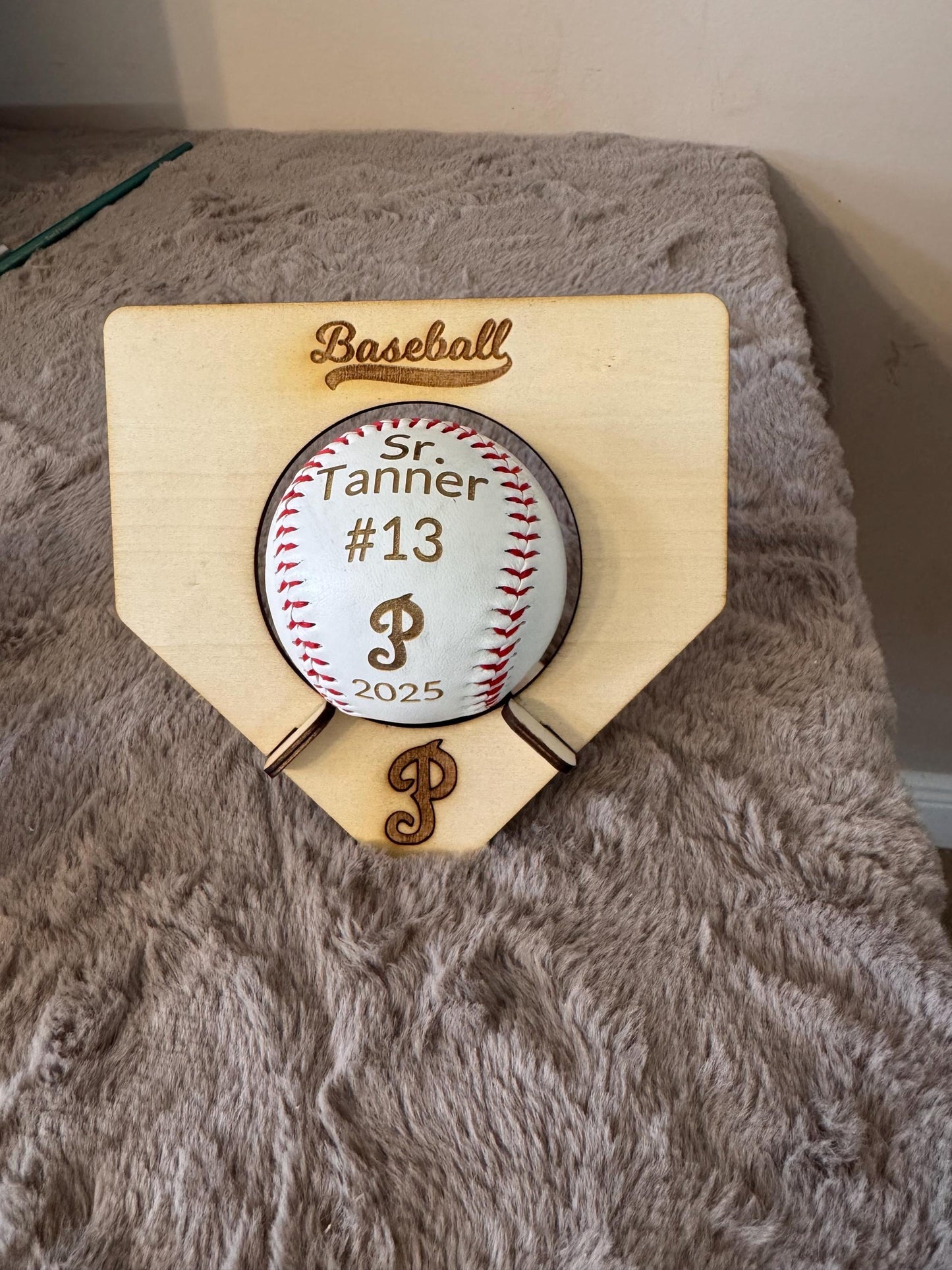 Baseball, softball engraving.